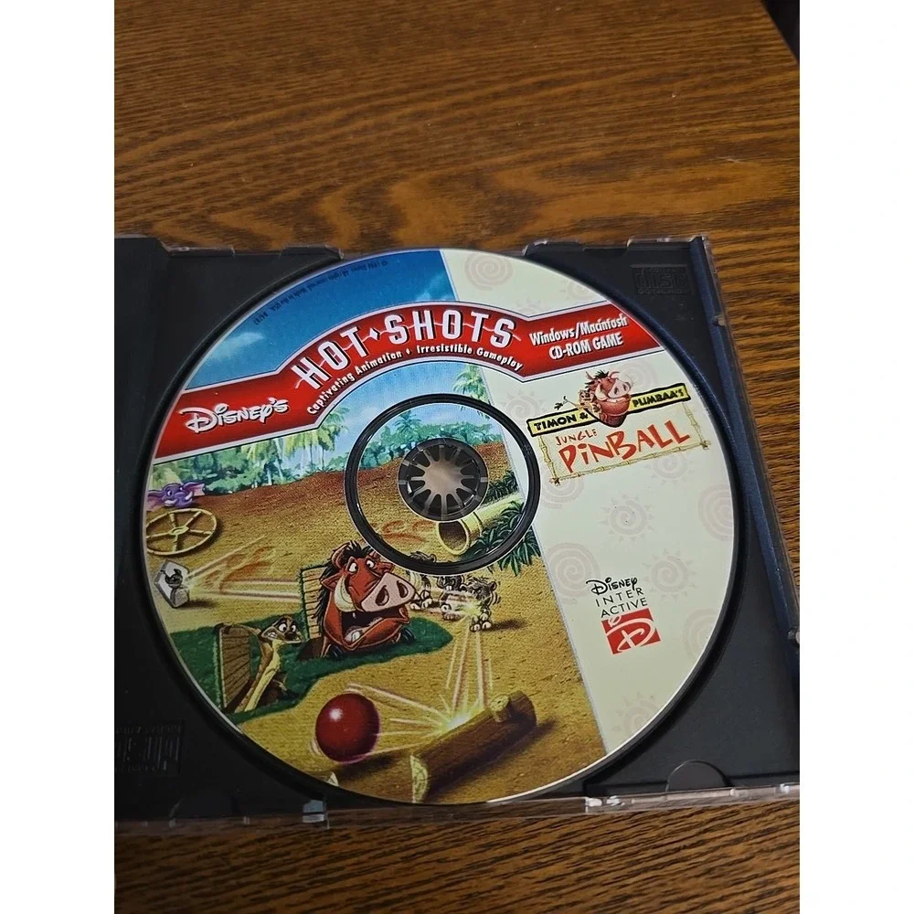 New Disney Hot Shot Timon Pumba Jungle Pinball PC/Mac